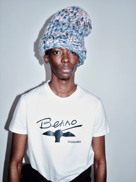 Blue Rose Beanie