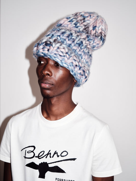 Blue Rose Beanie