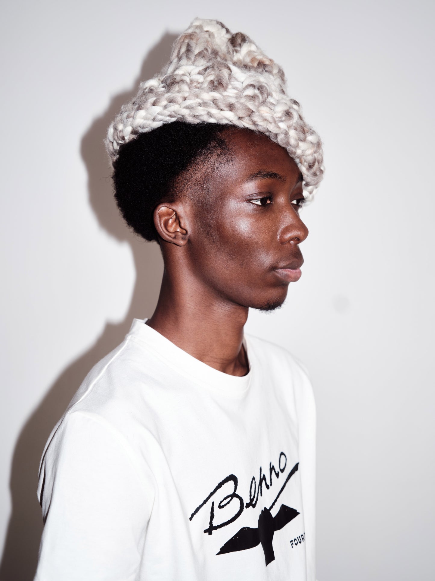 Brown Grey Beanie
